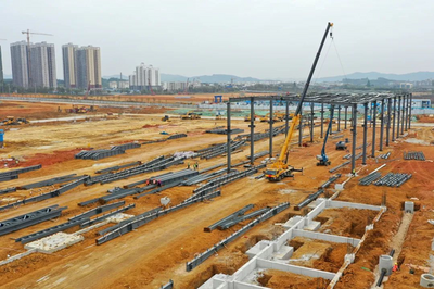 火熱推進！走進柳工國際智能工業園重大項目建設現場